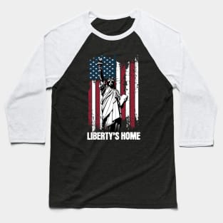 Liberty's Home America Baseball T-Shirt